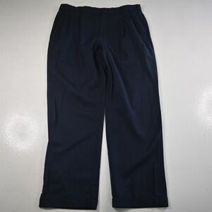 Jos A Bank 36x32 Blue 100% Wool Traveller Pleated Cuffed Mens Pants